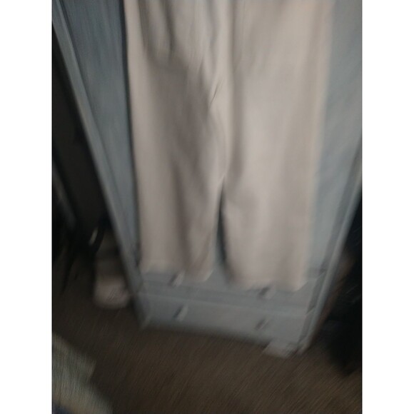 Zara Distressed Wide Leg Jeans White Sz 12 Boho Beachy Cottagecore - Picture 4 of 8